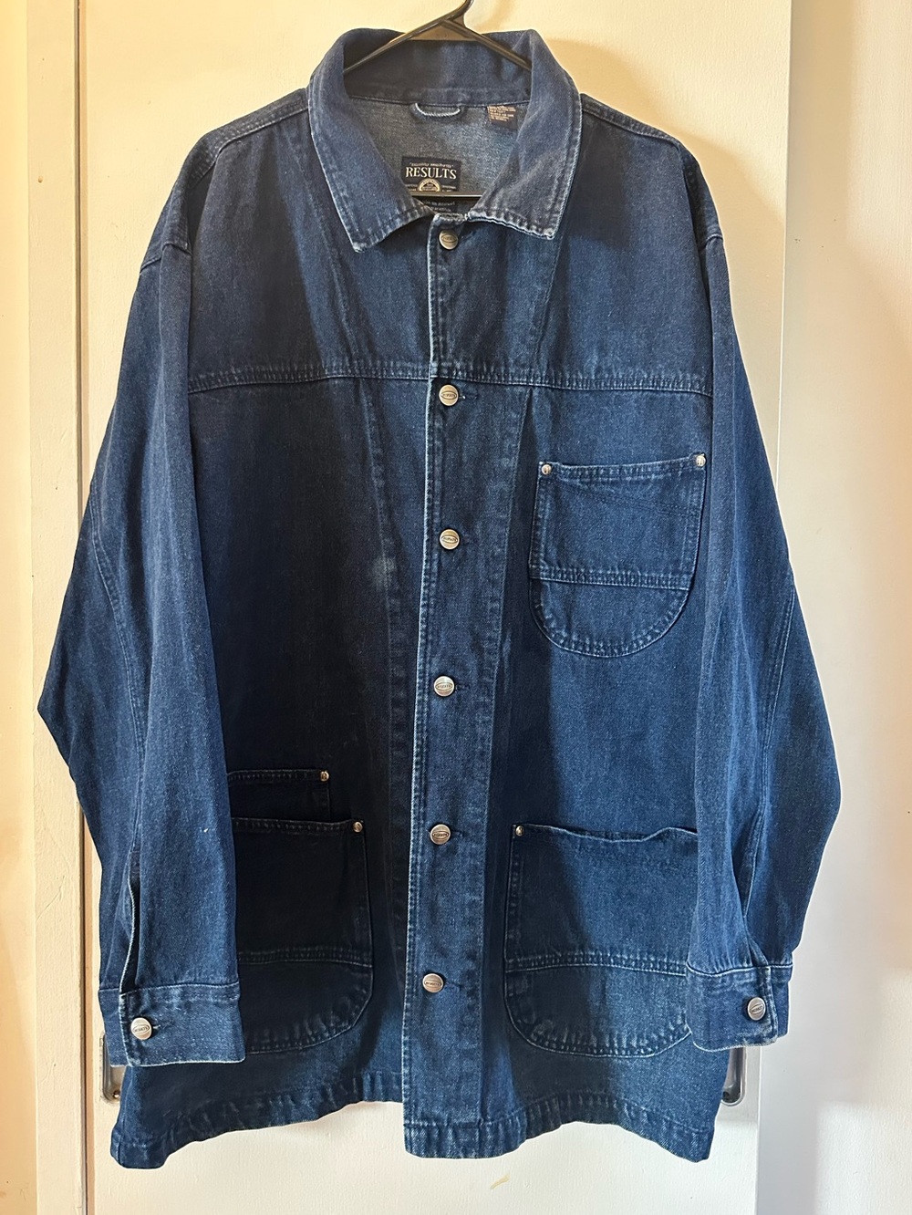 Vintage RESULTS Men’s Jeans Denim Chore Jacket Fall